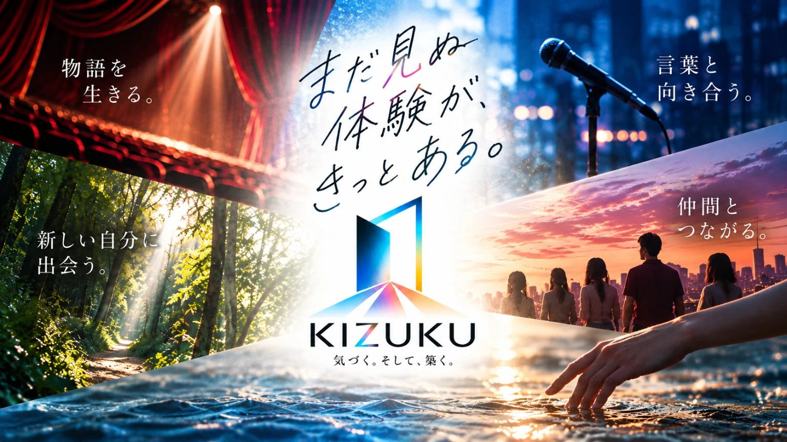 KIZUKU 気づく。そして、築く。 まだ見ぬ体験が、きっとある。